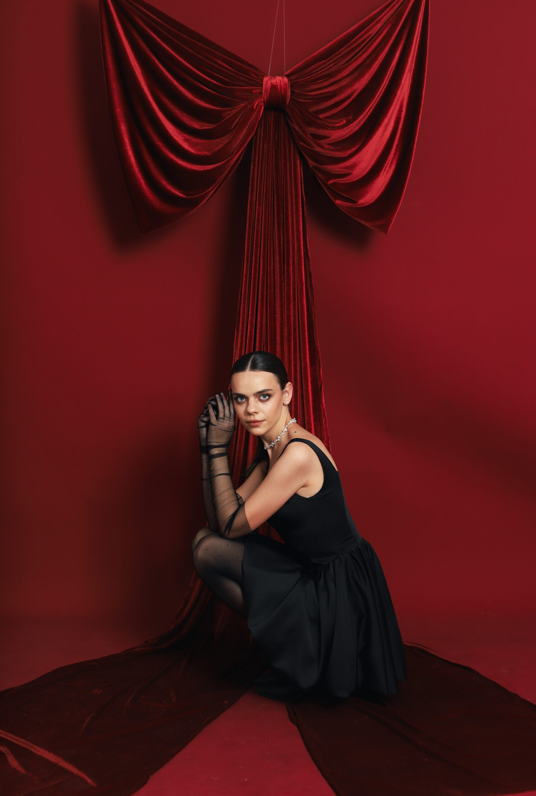 Black Bubble Dress - Image 3