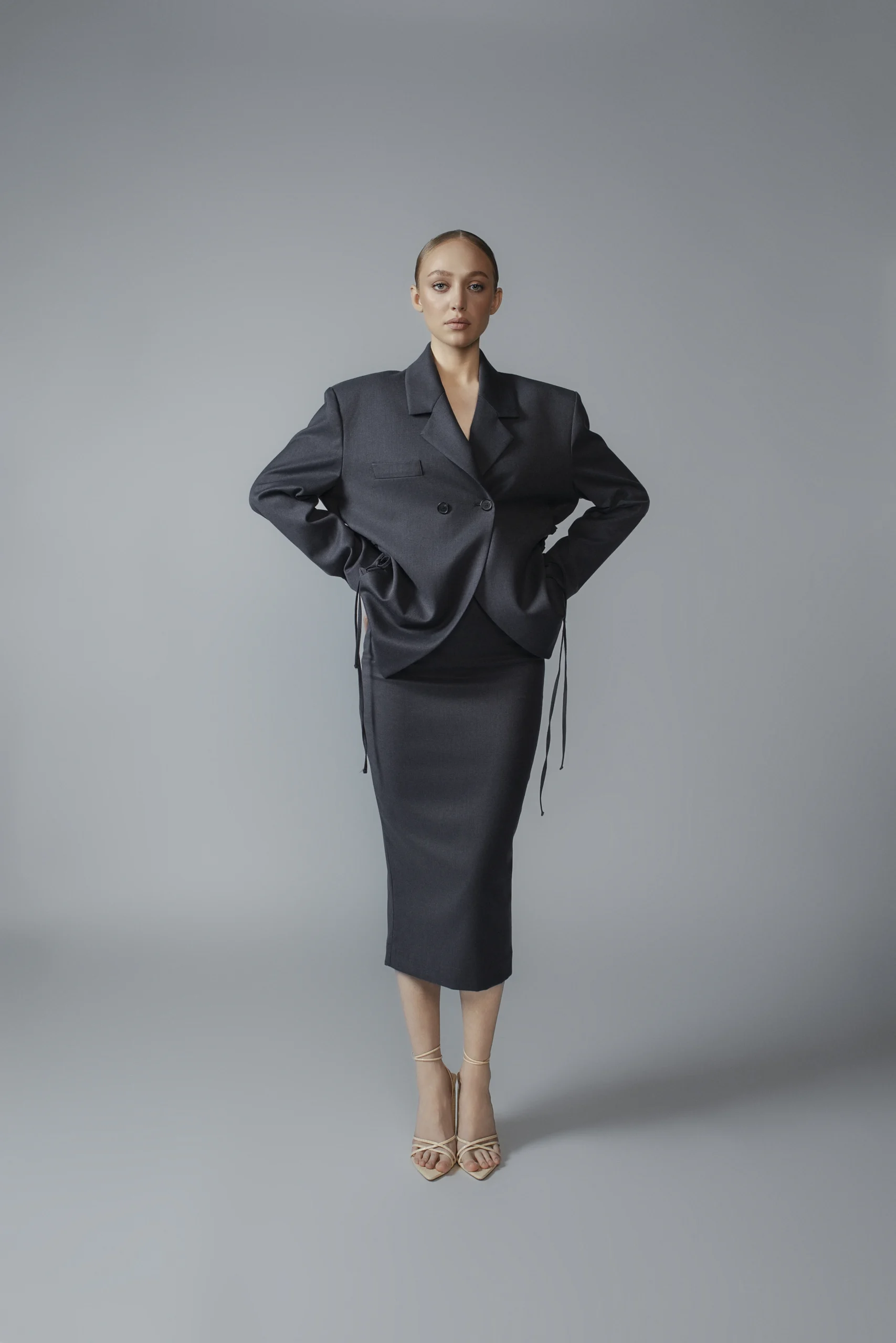 Lily Gray Blazer - Image 3