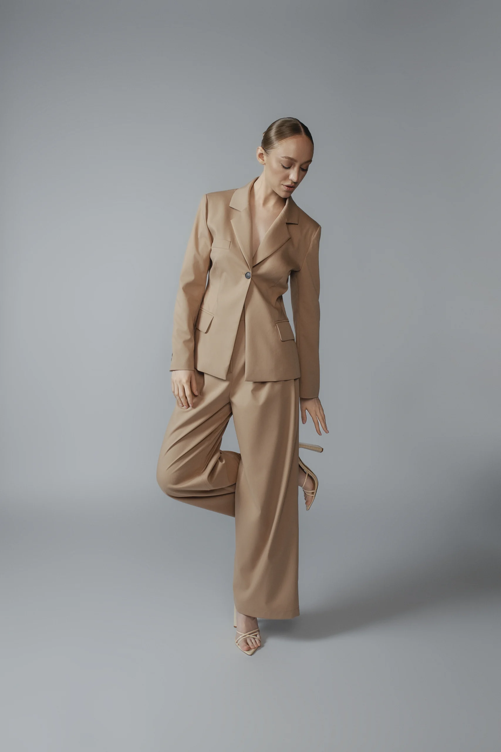 The Signature Suit – Beige